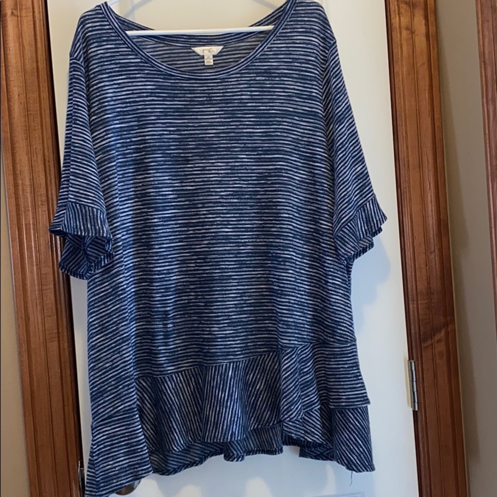 Terra Sky short sleeve blouse! Like new